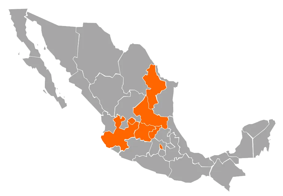 Mapa de Cobertura AGSA